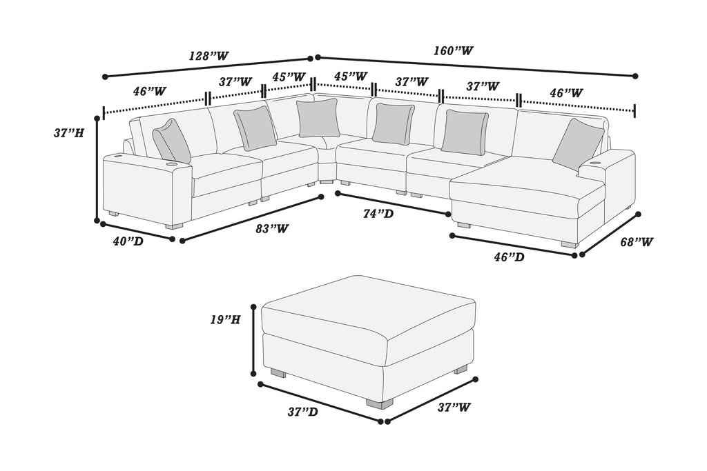Black sofa pndx